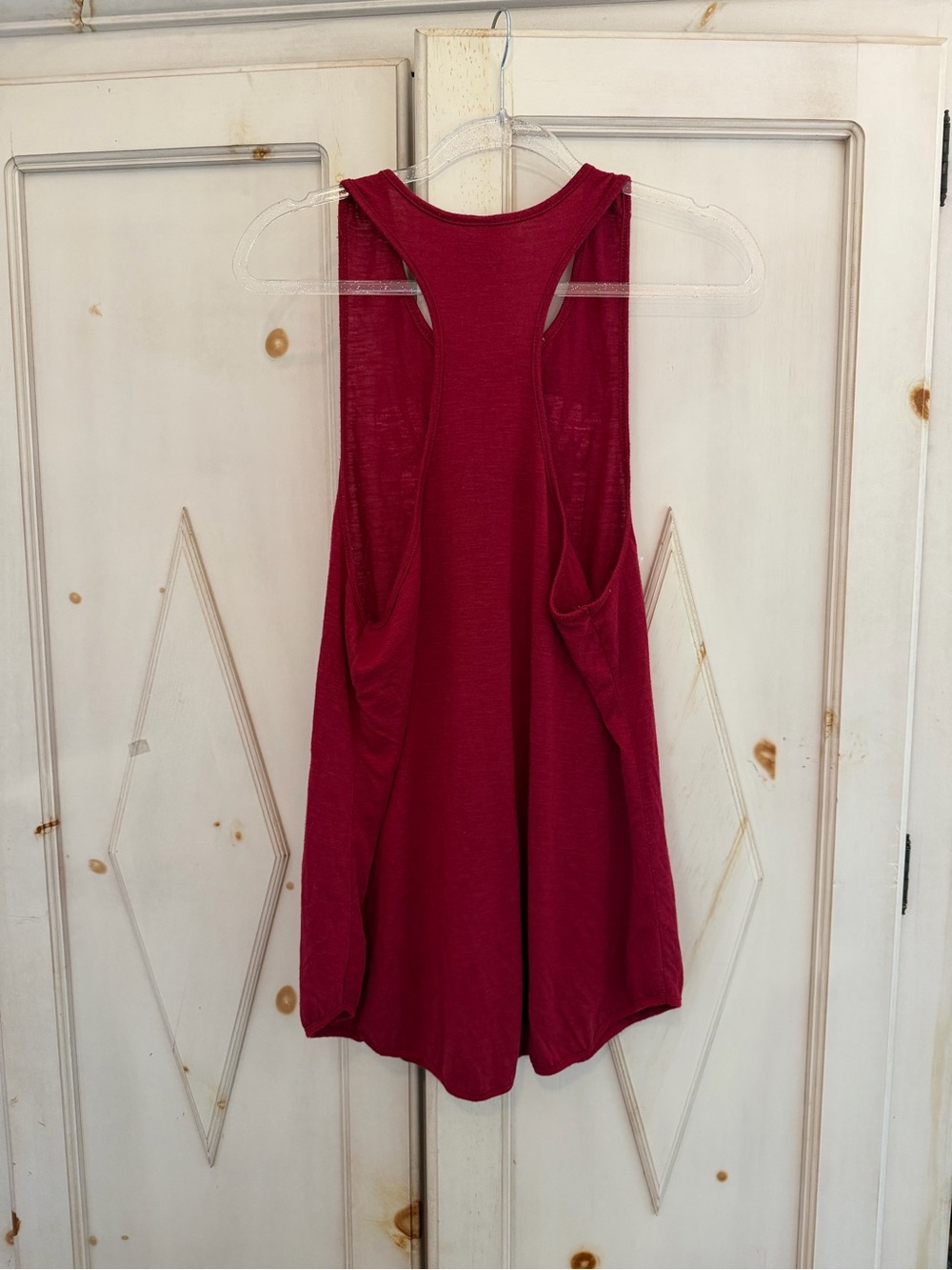 Francesca's Red Swim Tank Top Size Large - Picture 2 of 6